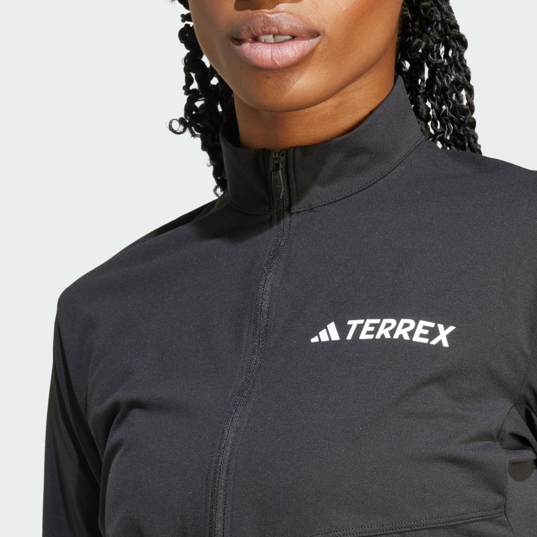 Adidas Terrex Multi Climacool Longsleeve met Halflange Rits