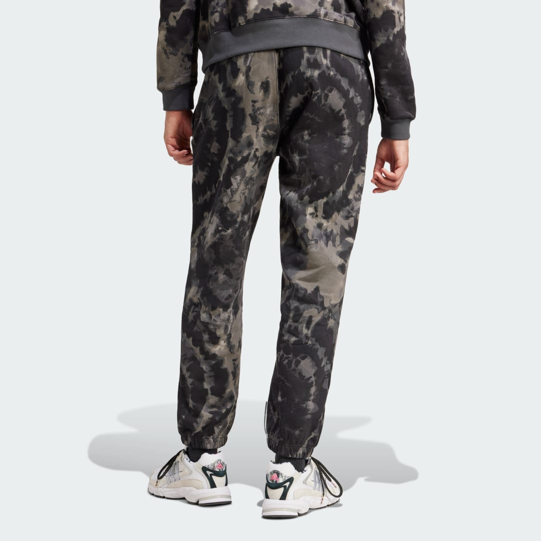 Pantalon imprimé intégral tie and dye