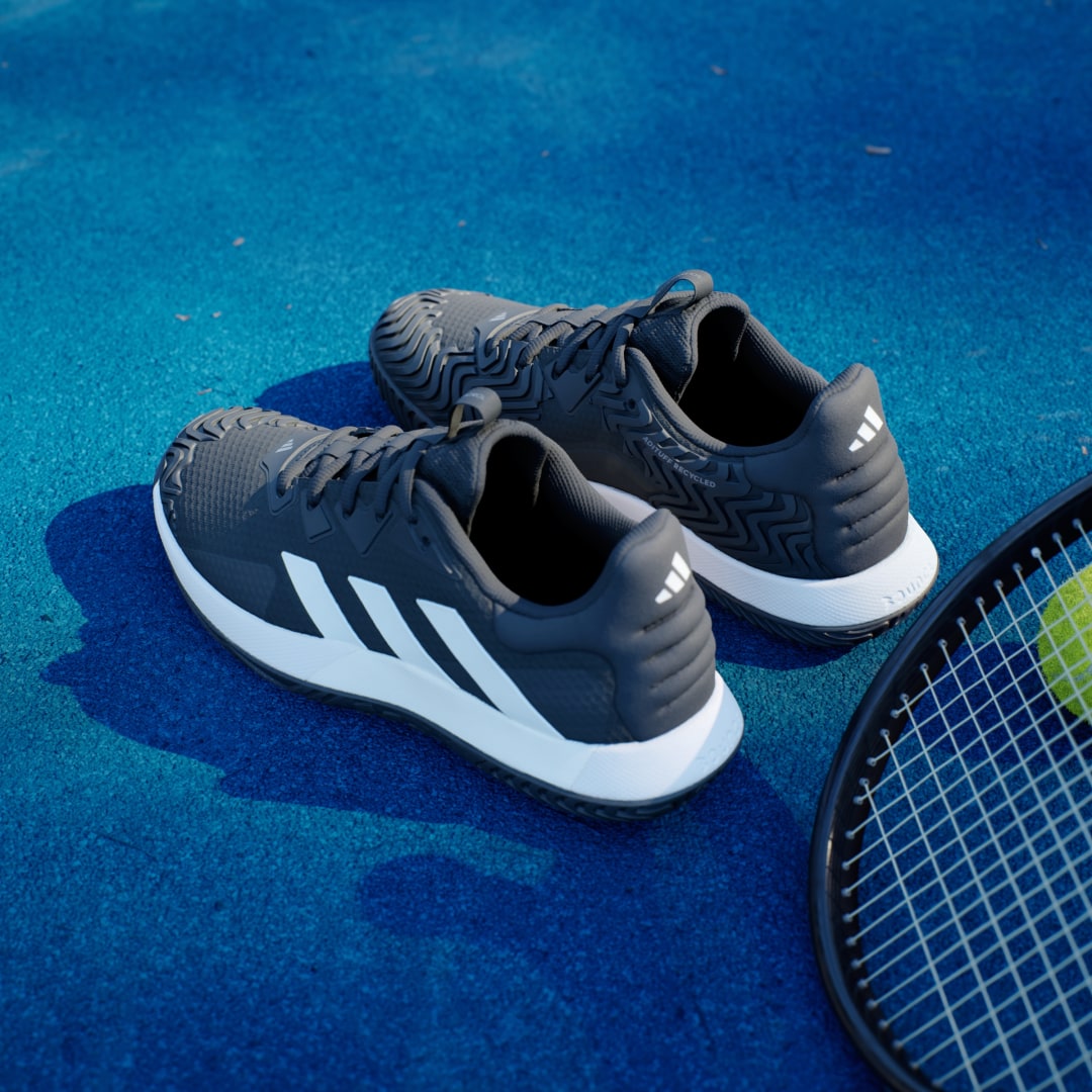

adidas Tenis Solematch Control Para Tenis Unisex, Negro/blanco/gris four