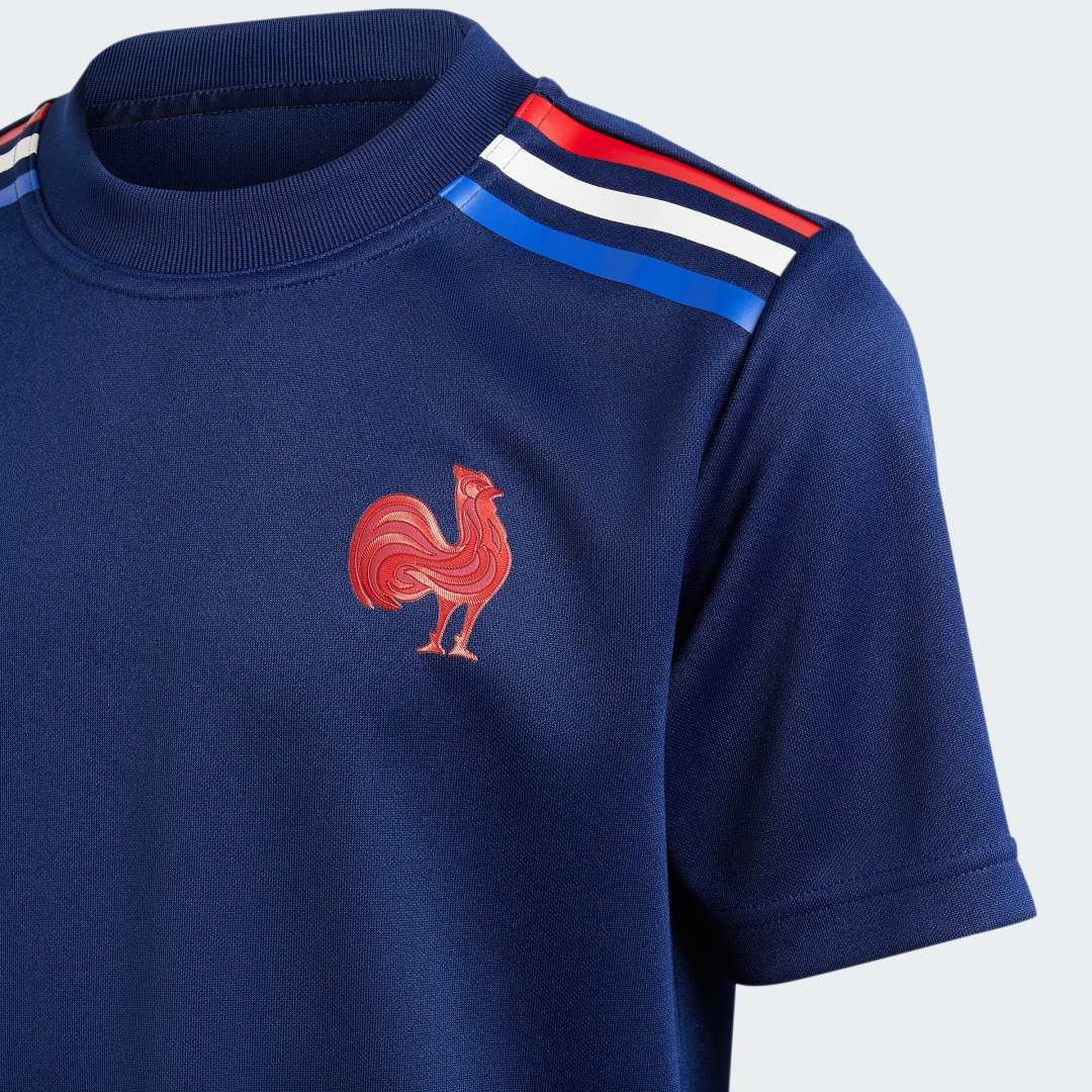 Adidas Frankrijk Rugby Thuis Supporter T-shirt Kids