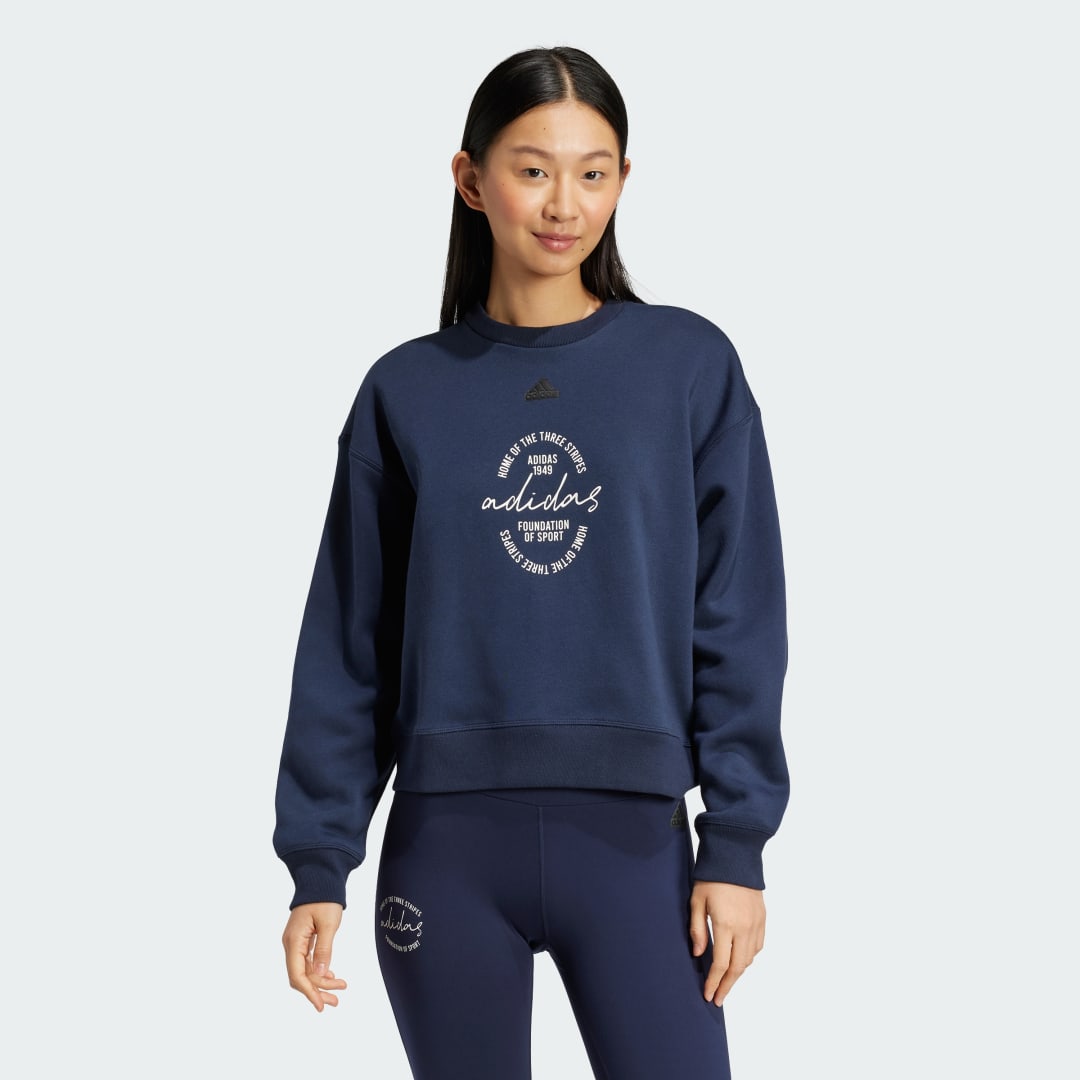 Image of Felpa Signature Graphic Print Fleece Loose cod002