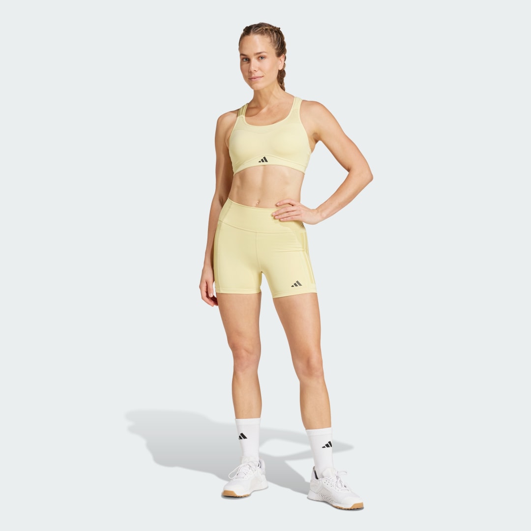 Adidas Optime 3-Stripes 1 4 Korte Legging