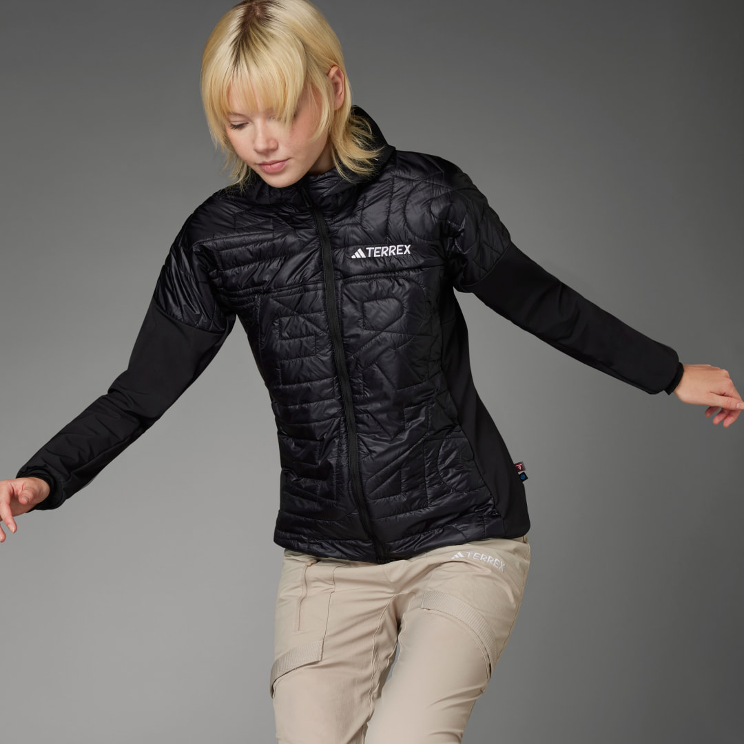 

adidas Chaqueta Terrex Xperior Varilite Hybrid PrimaLoft Mujer, Negro