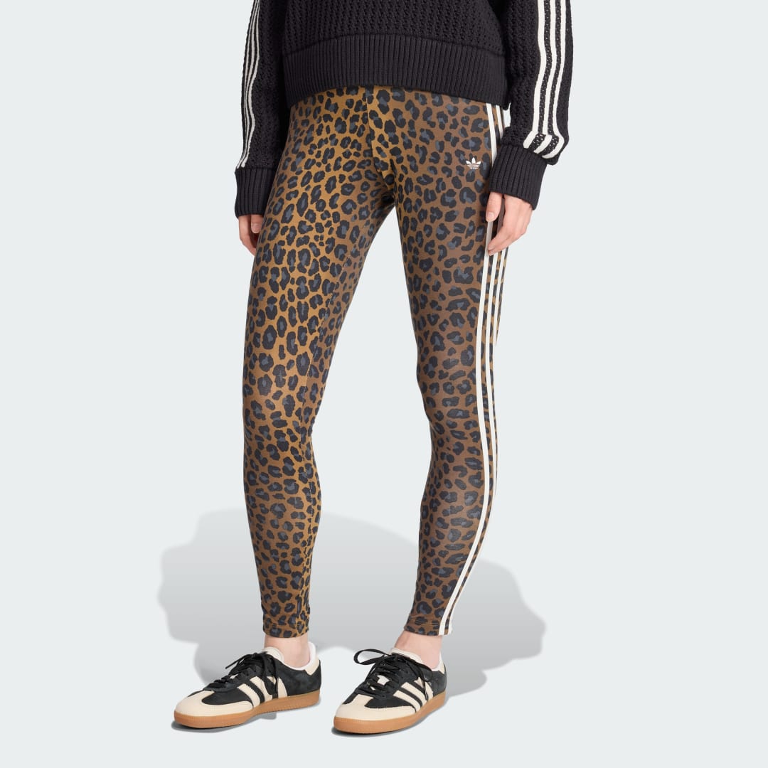 Adidas Leopard 3-Stripes Legging