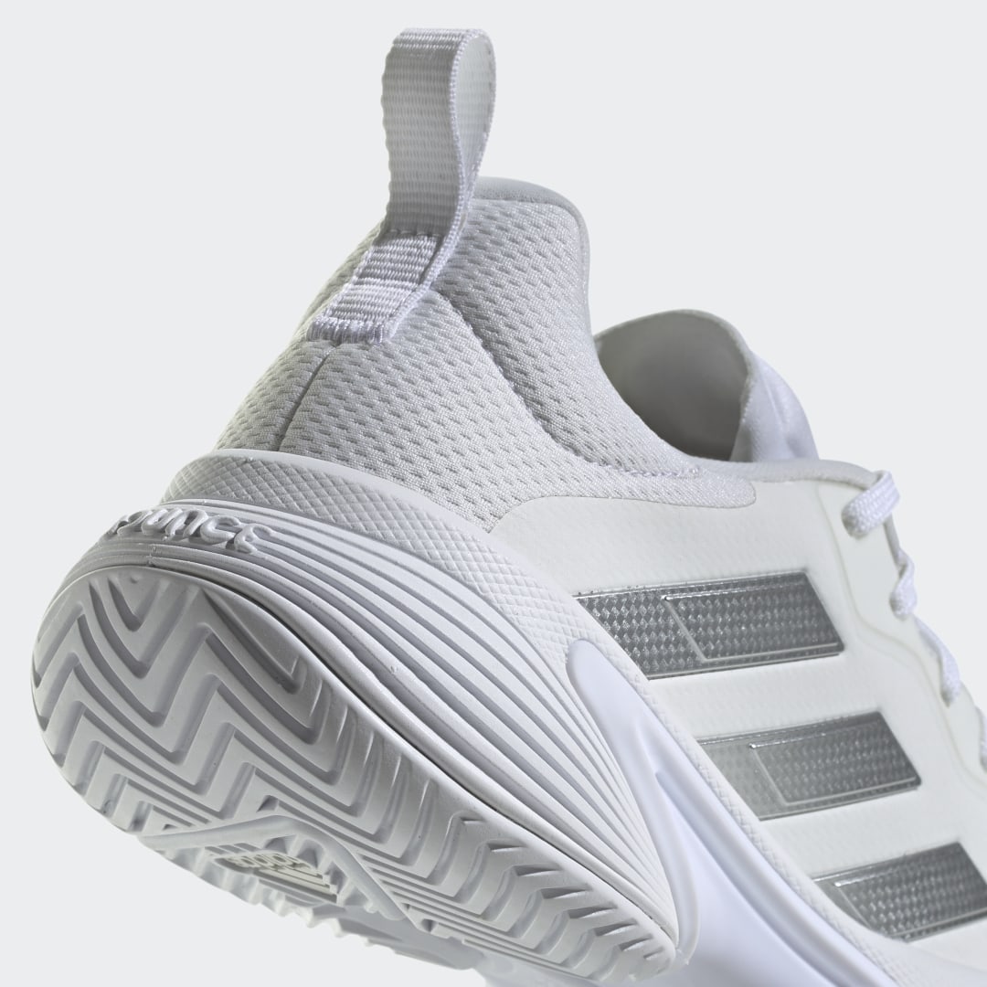

adidas Tenis Barricade Para Tenis Unisex, Blanco/plata gris/gris one