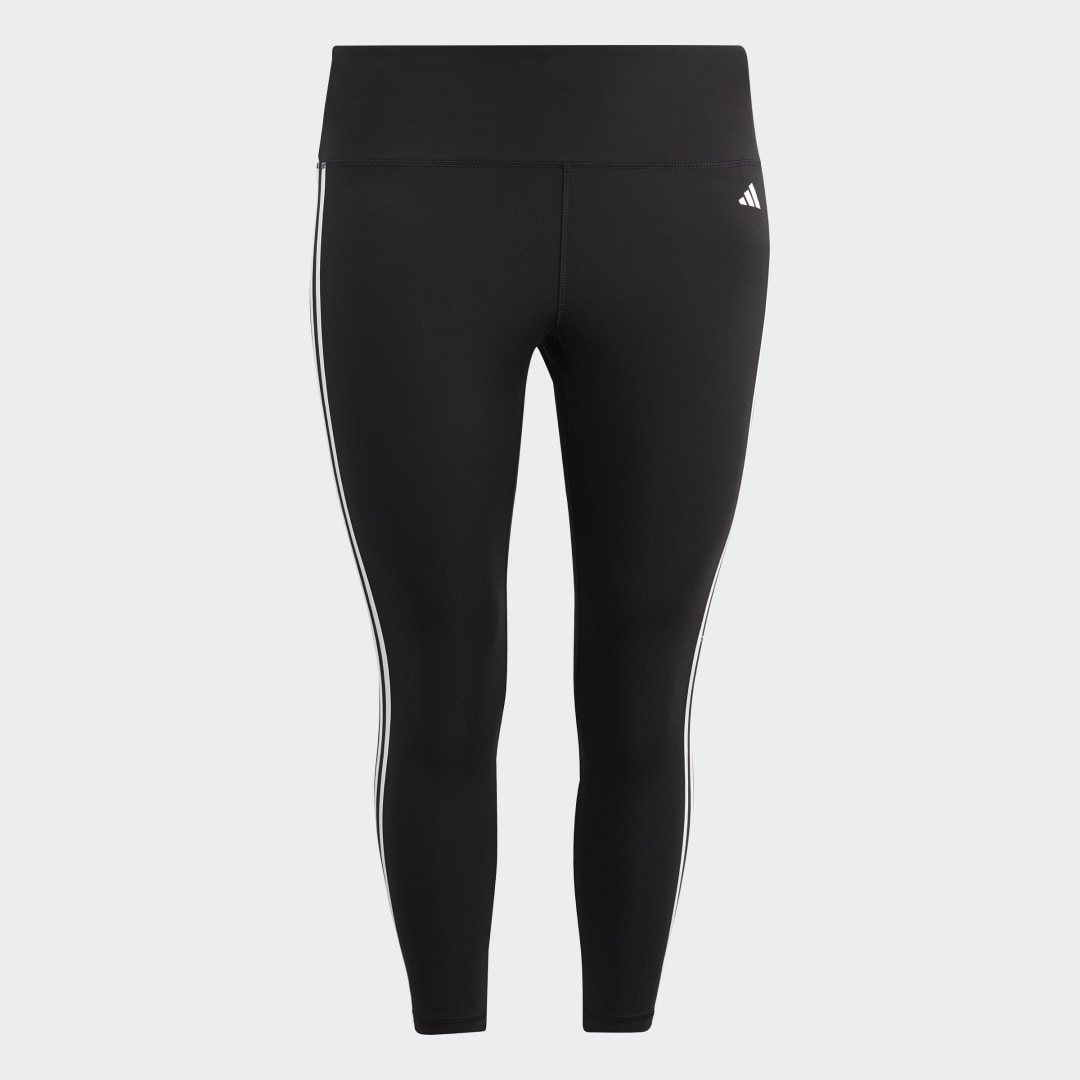 Image of Leggings 7/8 Train Essentials 3-Stripes High-Waisted (Curvy) cod002