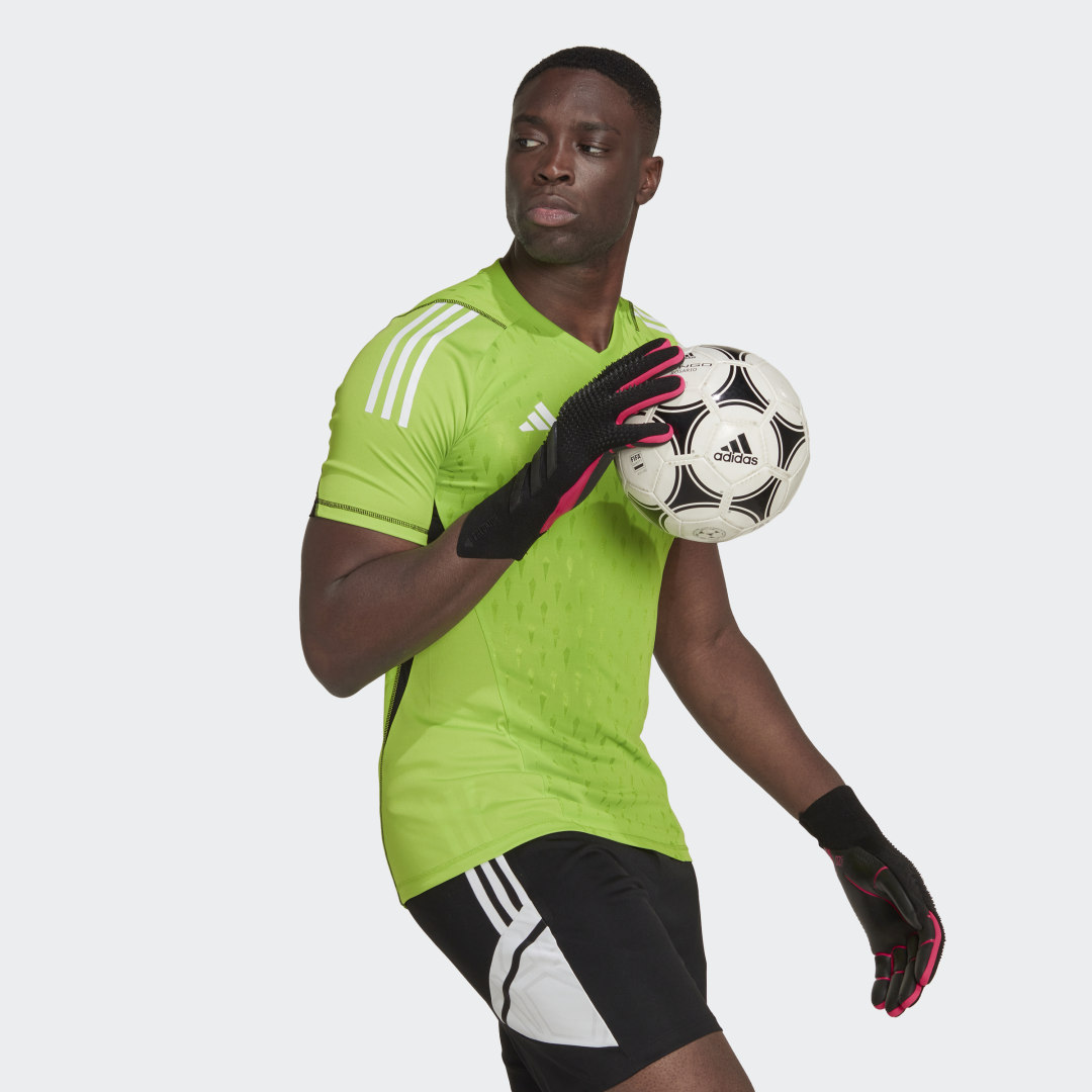

adidas Jersey Portero Tiro 23 Pro Hombre, Team semi sol verde2