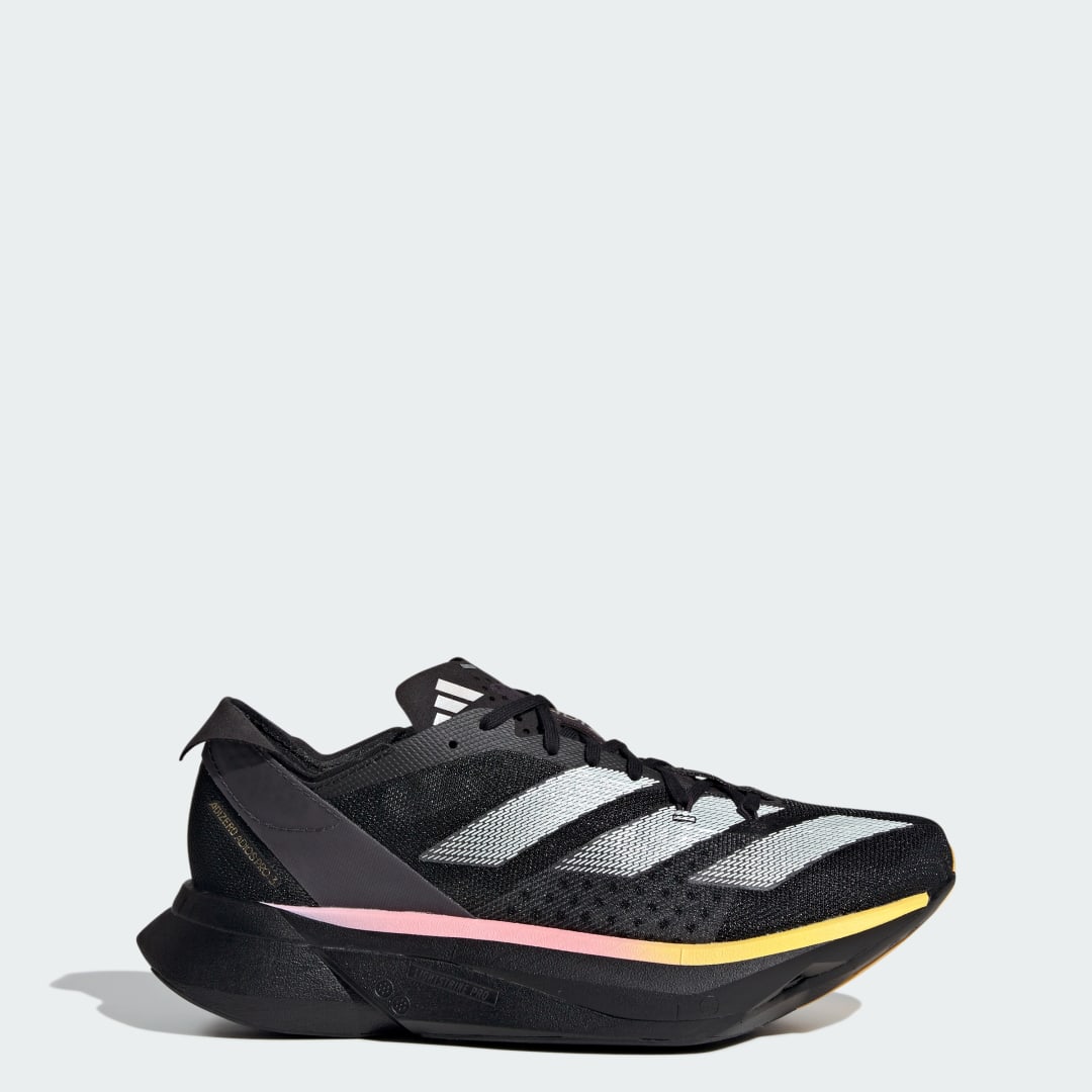 Image of adidas ADIZERO ADIOS PRO 3 Shoes Core Black 6 - Women Running Athletic & Sneakers