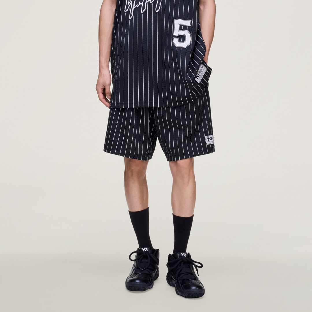 SHORT MESH PINSTRIPE Y 3 - vue 4