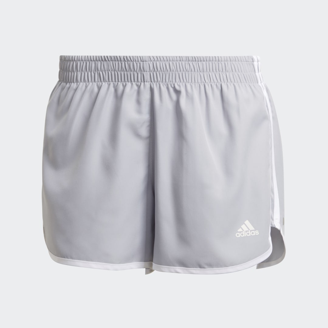 

adidas Shorts Marathon 20 Pretina Media Mujer, Blanco