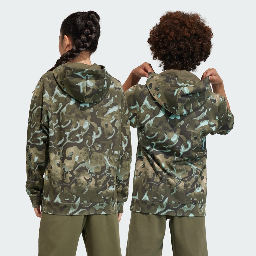 Thumbnail - Future Icons Allover Print Kids Hoodie