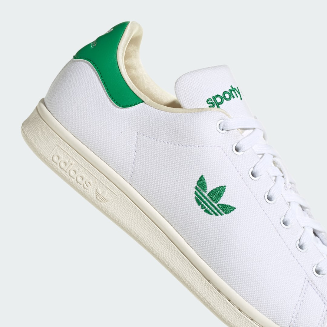

adidas Tenis Stan Smith Sporty & Rich Unisex, Blanco/verde/off blanco