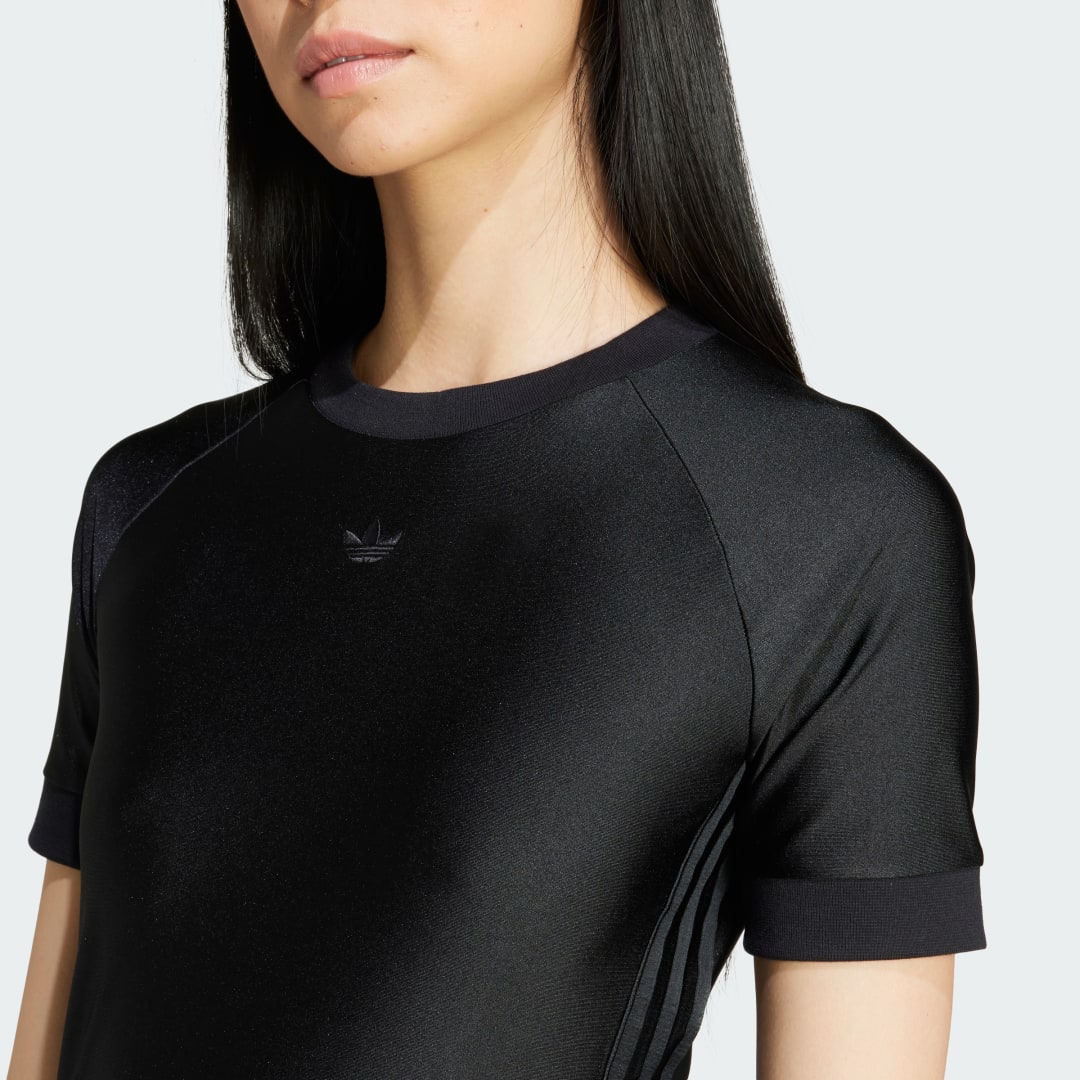Adidas Ruched 3-Stripes Cali T-shirt Jurk