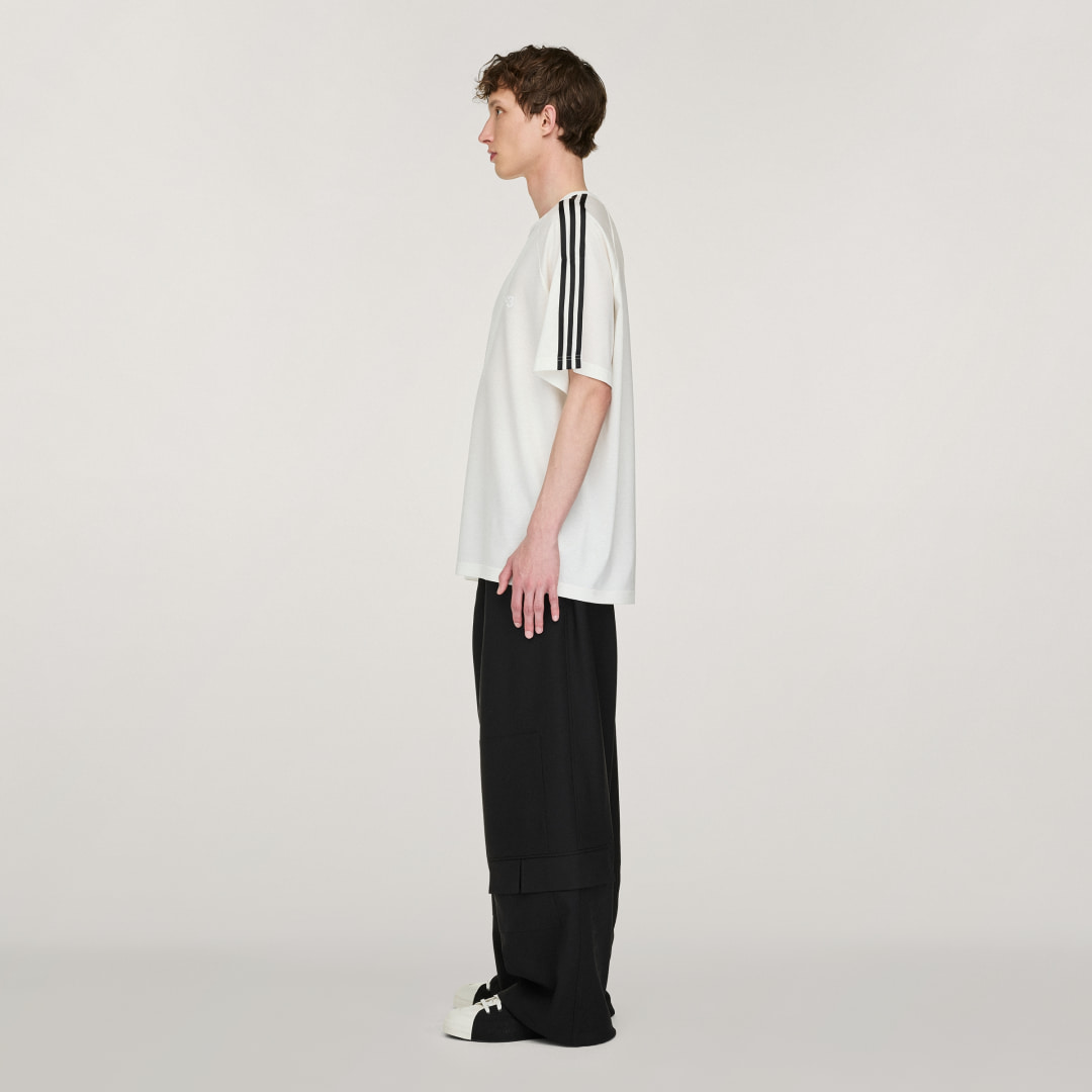 Adidas Y-3 Short Sleeve 3-Stripes T-shirt