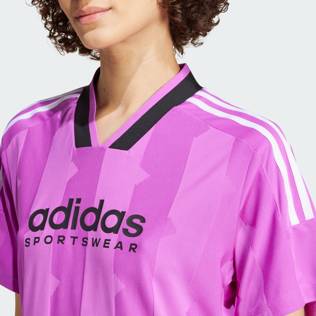 Adidas Tiro Cut 3-Stripes Jacquard T-shirtjurk