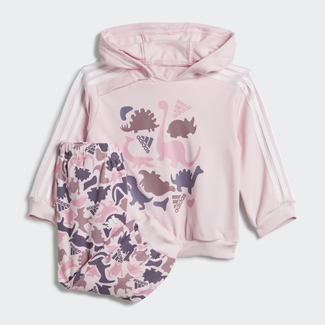 Ensemble bébés molleton à imprimé intégral Dino Camo