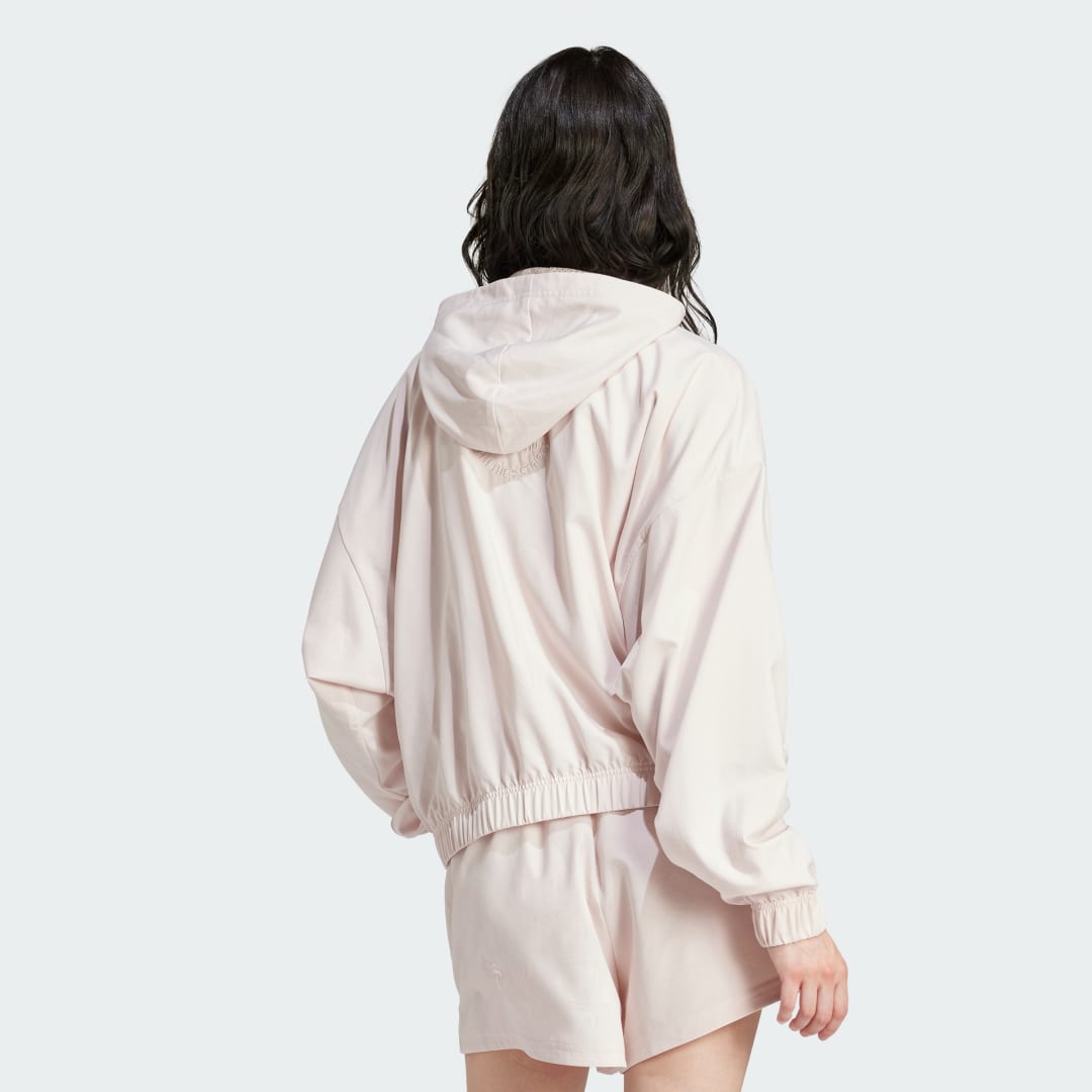 Rompevientos Holgado adidas Bordado Mujer
