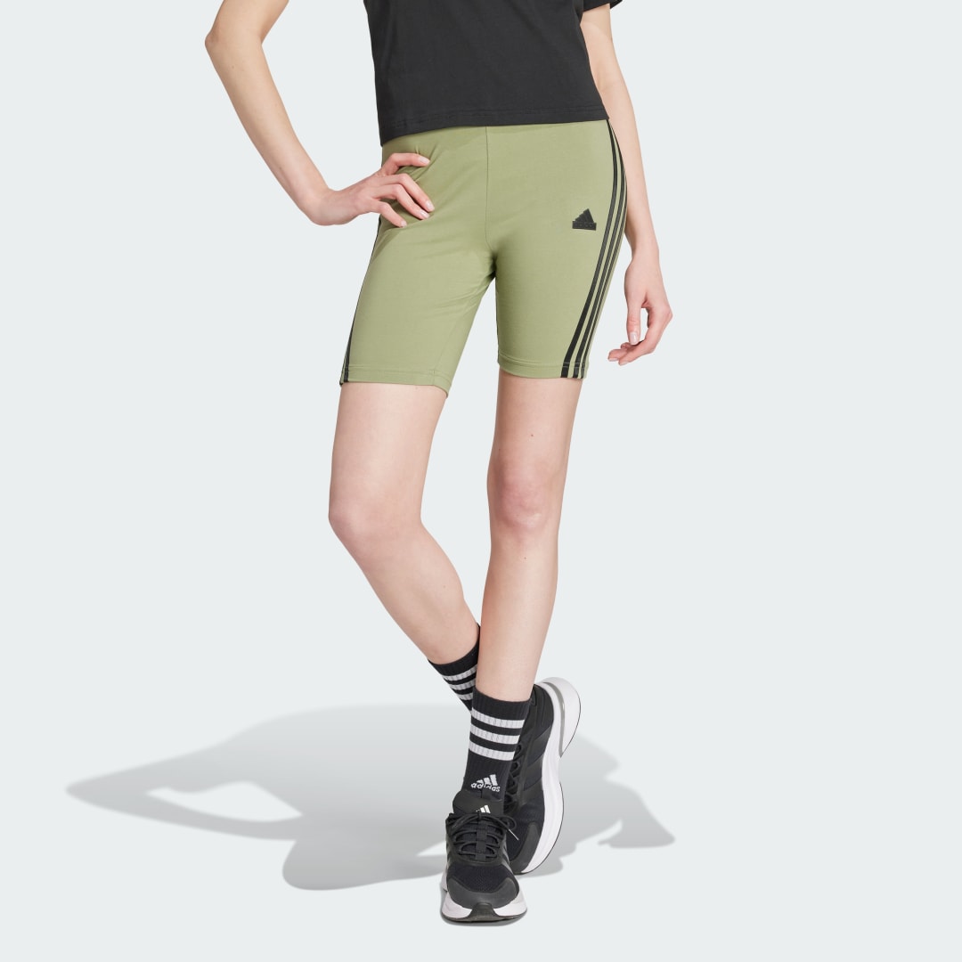 Image of Short Future Icons 3-Stripes Bike cod002