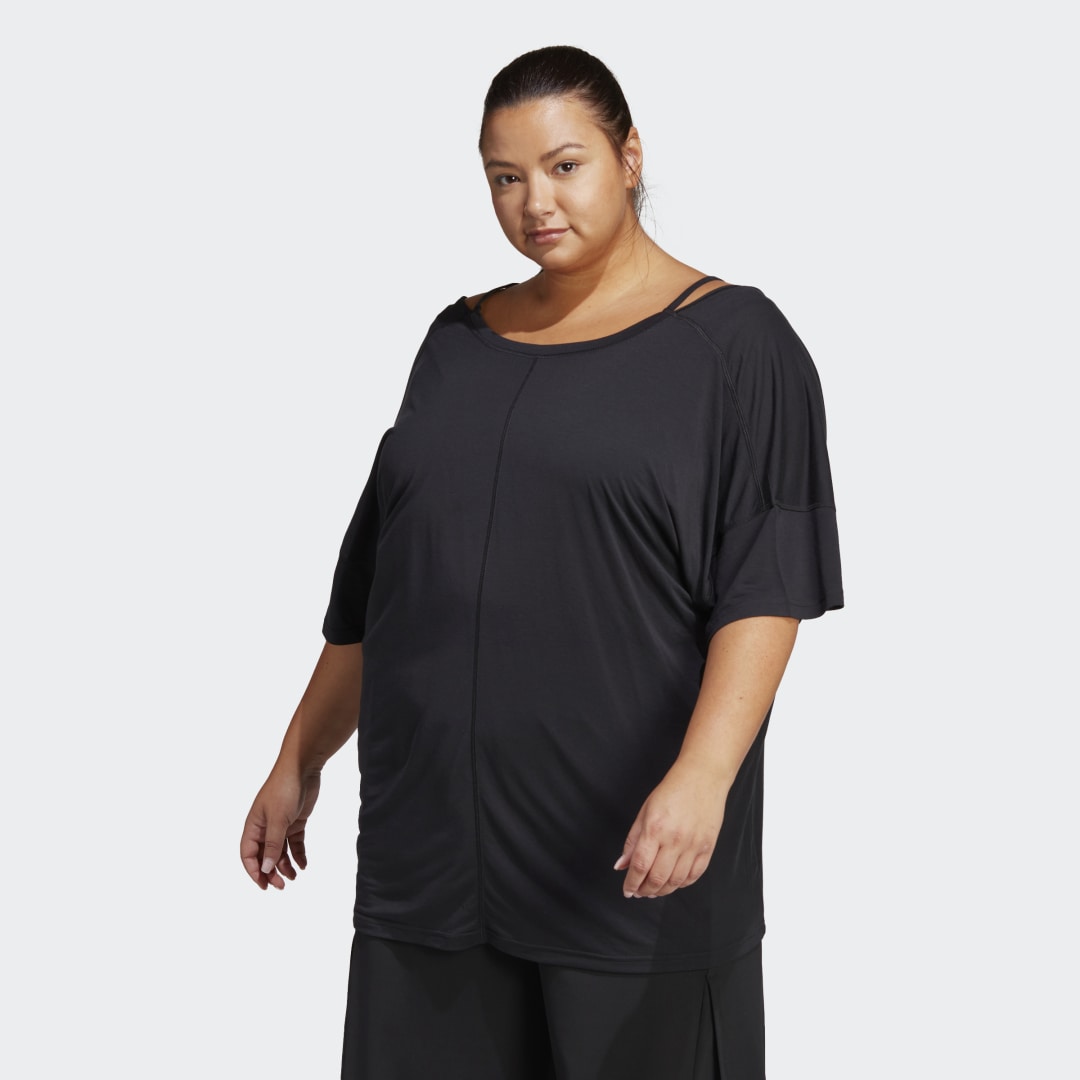 adidas Yoga Studio Oversized Tee (Plus Size)