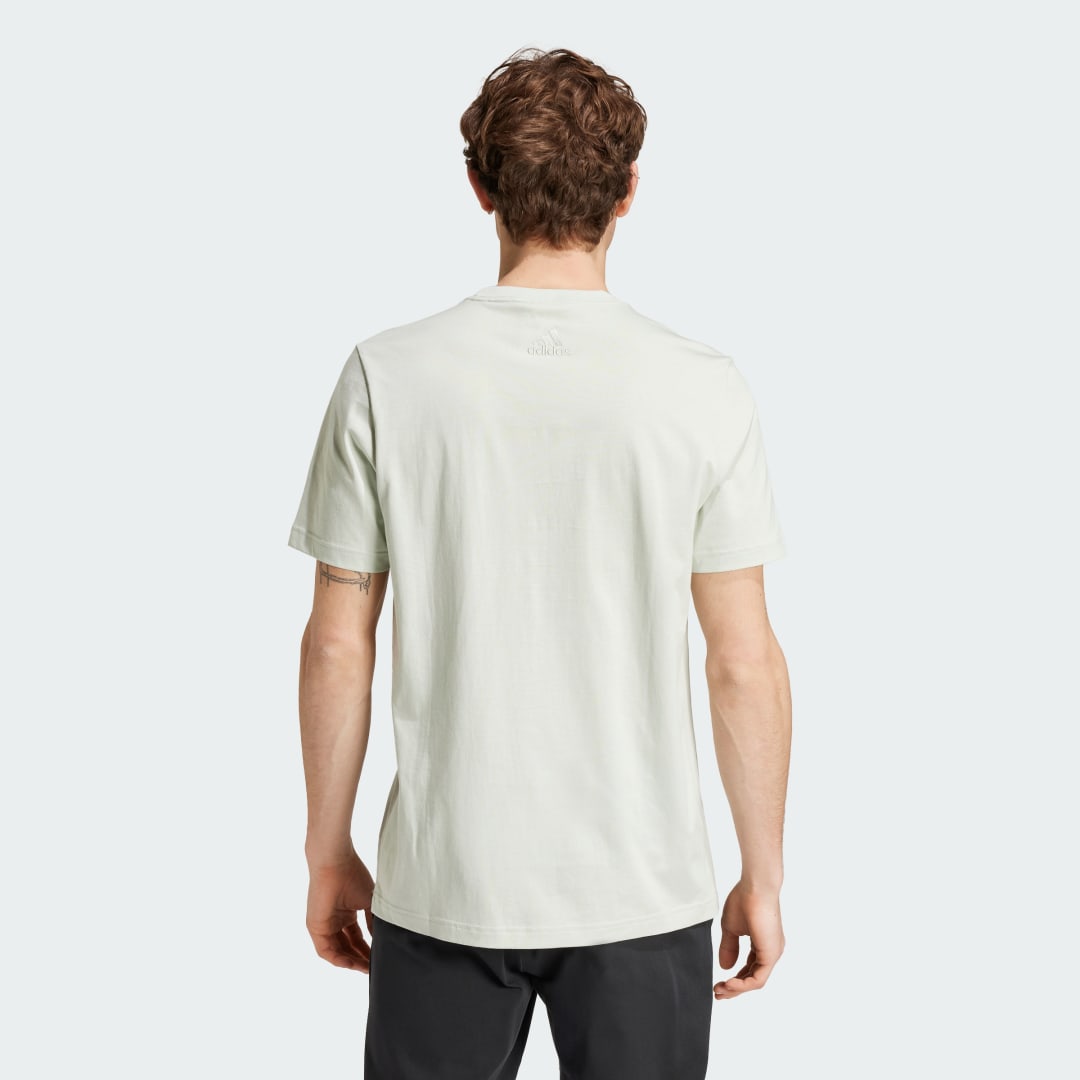 Adidas Essentials Single Jersey Linear Geborduurd Logo T-shirt