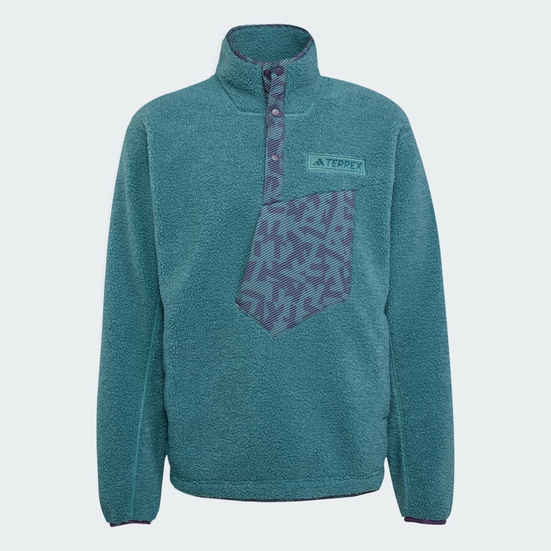 Adidas Terrex Xploric High Pile Fleece Pullover Sweatshirt