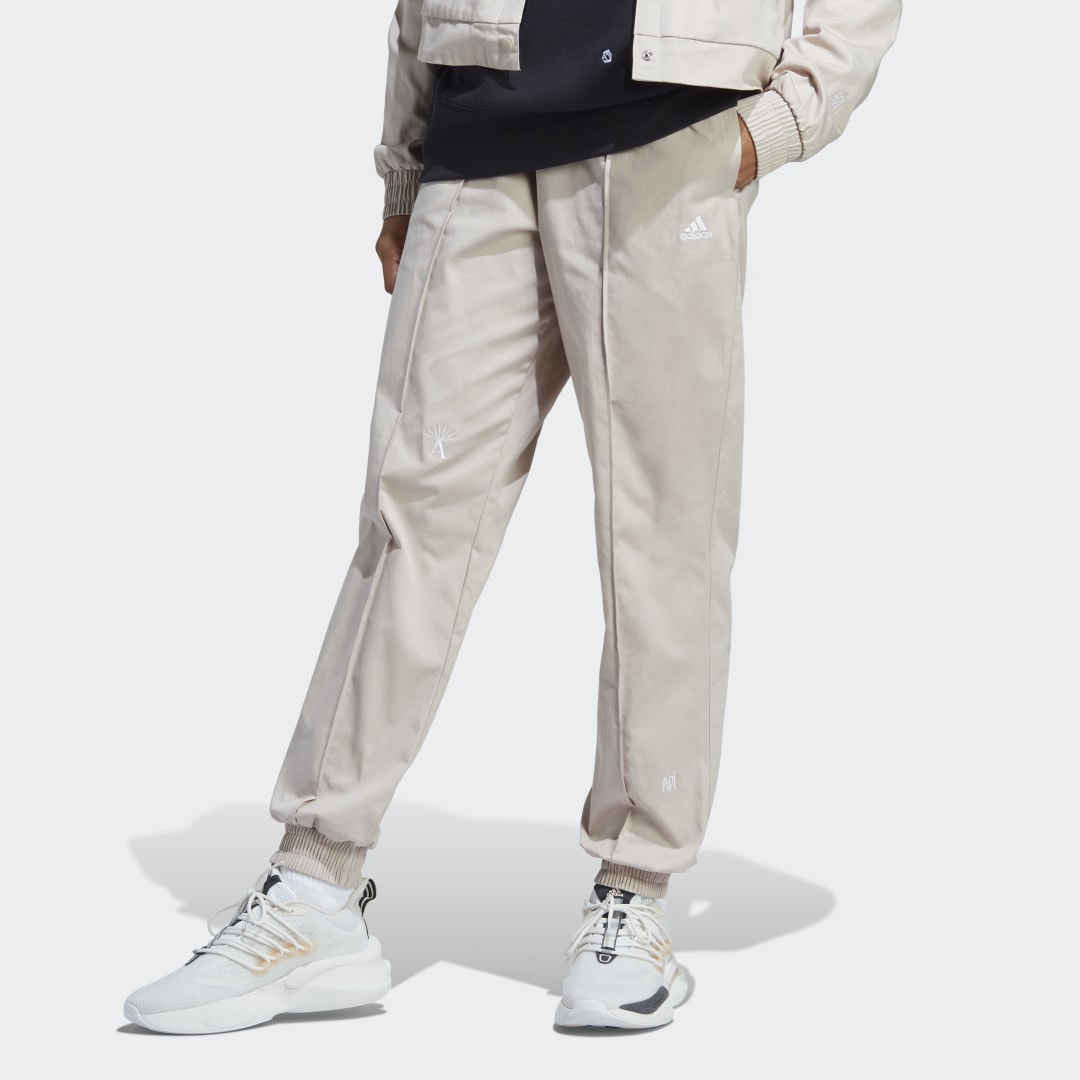 Pantalon ample avec graphismes inspirés des cristaux de guérison