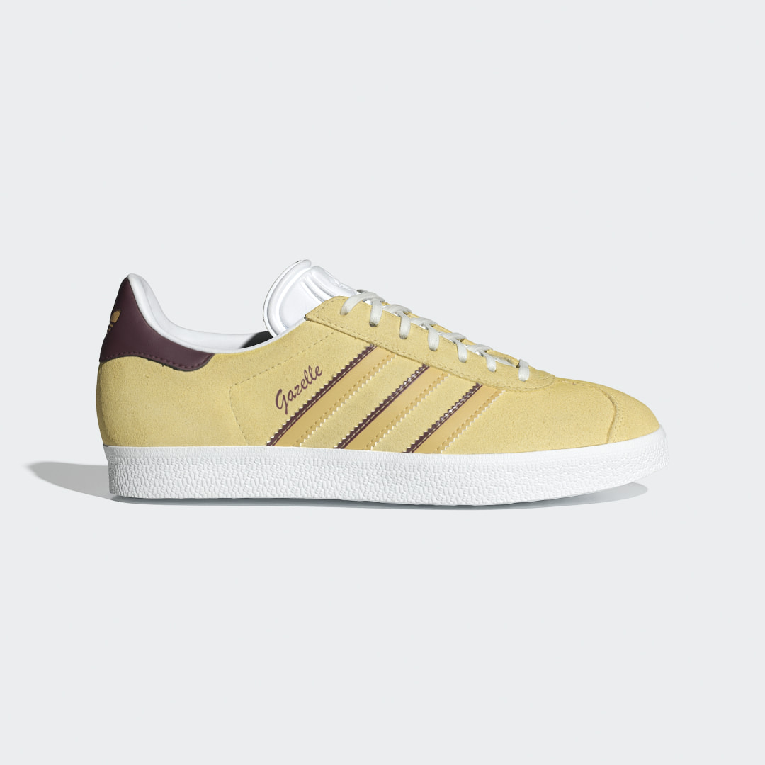 

adidas Tenis Gazelle Mujer, Almost amarillo/oat/maroon