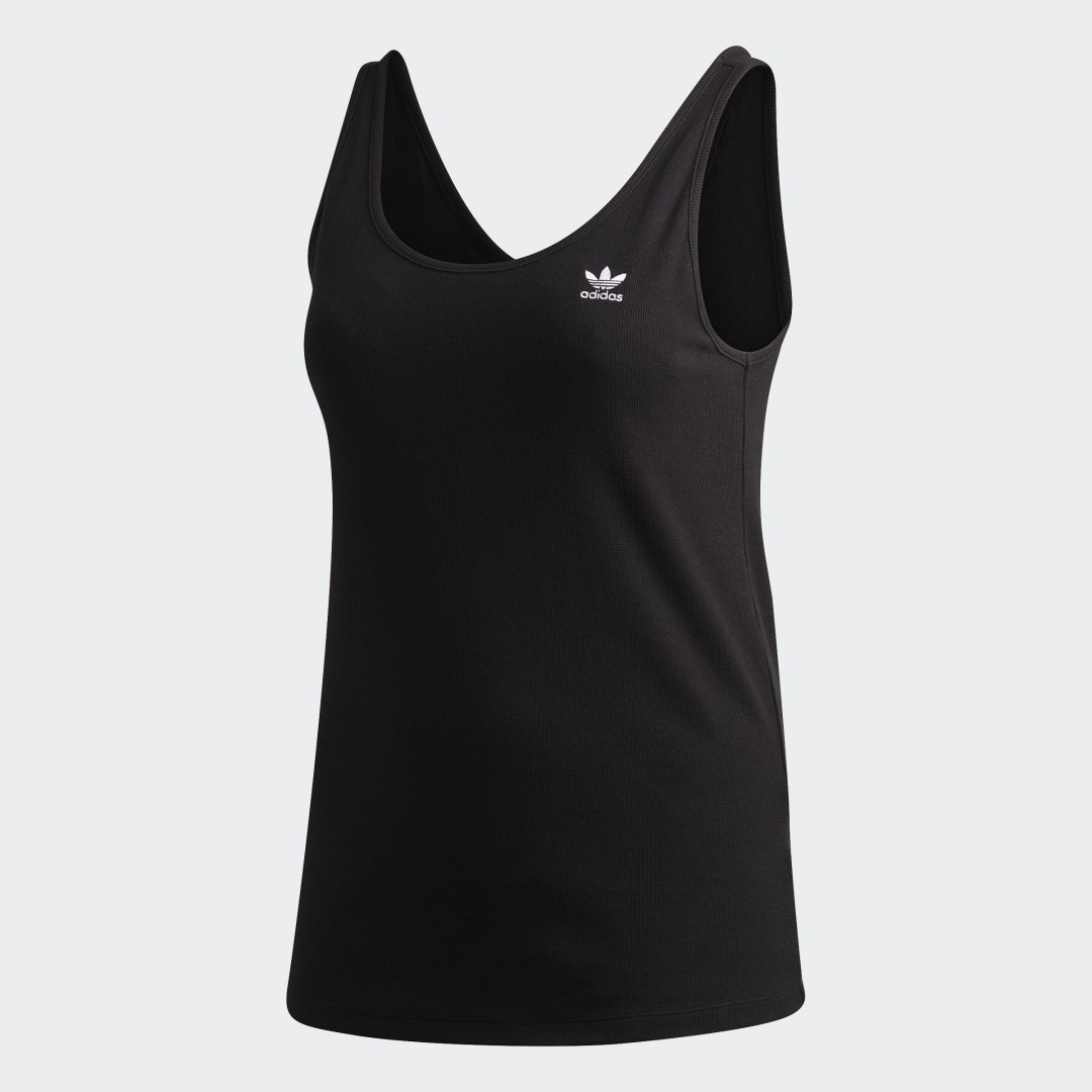 

adidas Playera sin Mangas Mujer, Negro/blanco