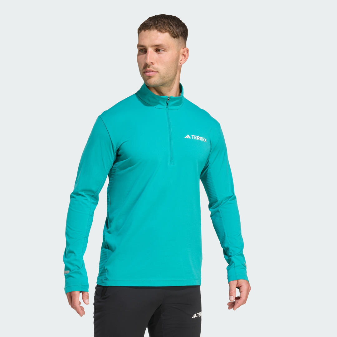 Adidas Terrex Xperior Longsleeve met Halflange Rits