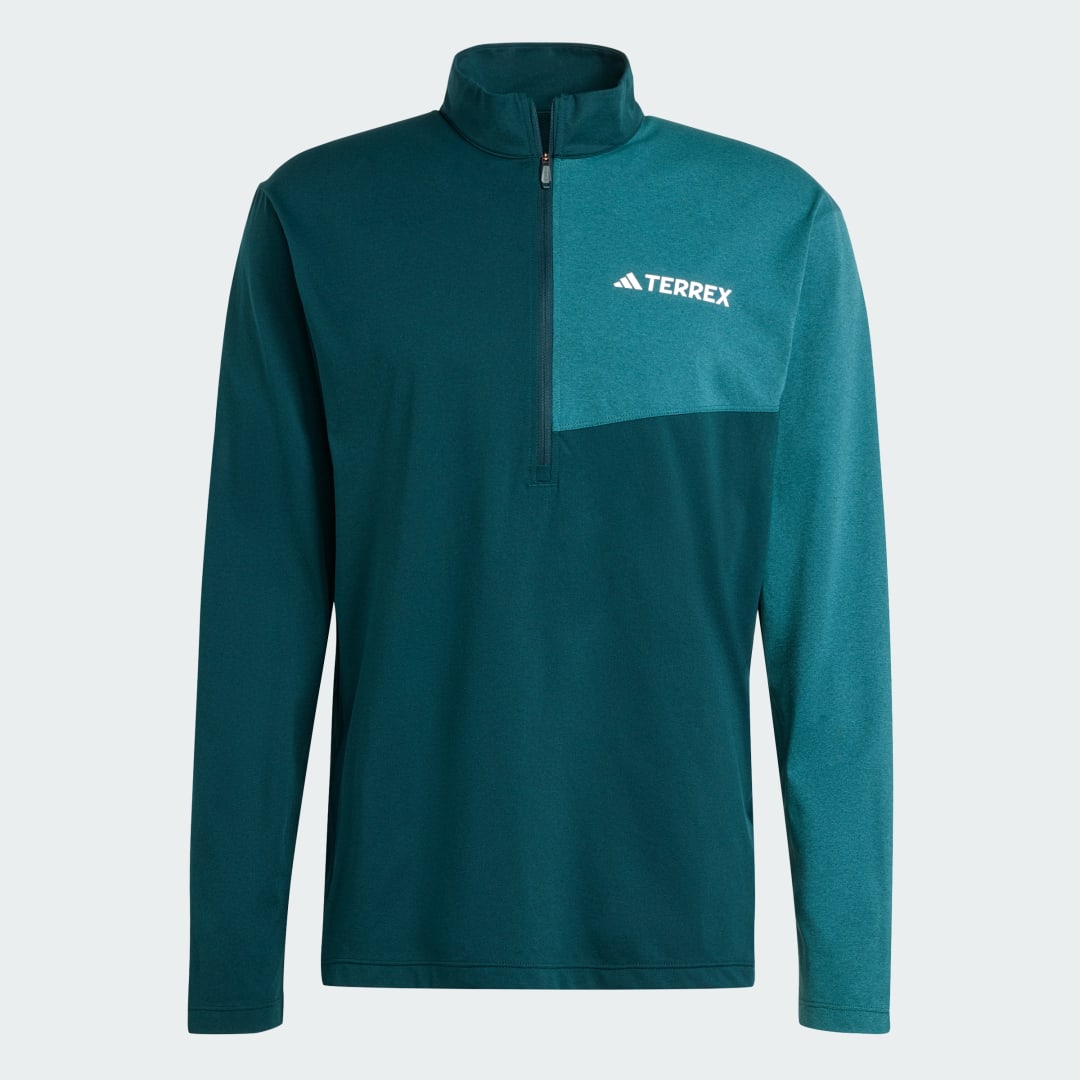 Adidas Terrex Multi Climacool Longsleeve met Halflange Rits