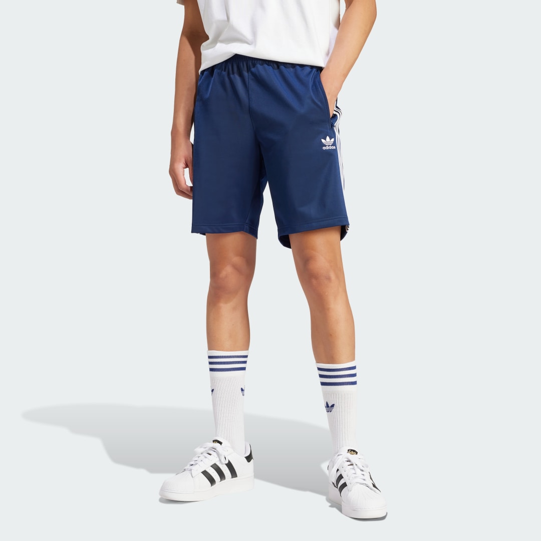 

adidas Shorts Adicolor Firebird Hombre, Night indigo/blanco