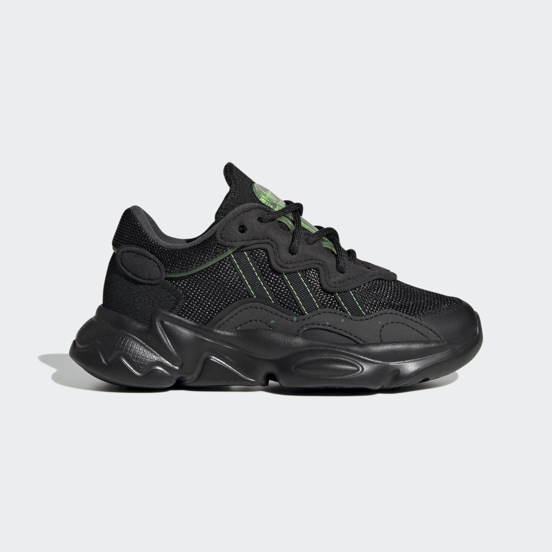 Adidas Ozweego kindersneaker zwart en groen