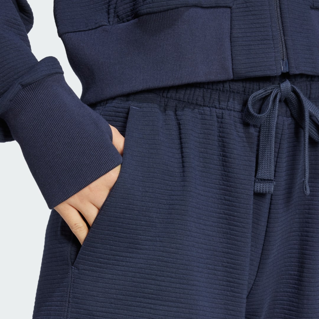 Adidas ALL SZN Rib 7 8 Wide Leg Broek