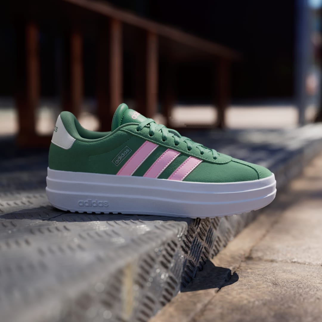 Adidas VL court sneaker Preloved Green / Pink Spark / Ivory