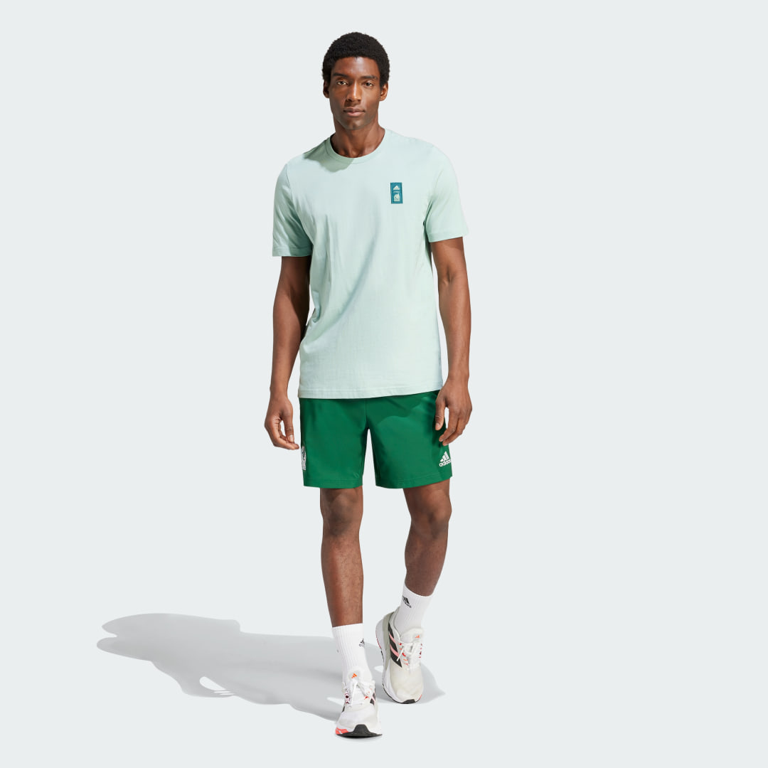 

adidas Playera ADN Selección Nacional de México Estampada Hombre, Hazy verde