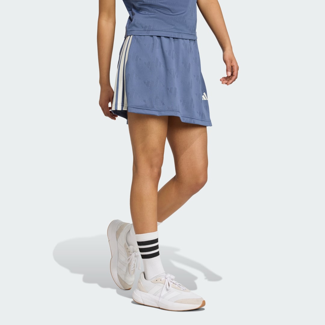 Adidas Stadium 3-Stripes Tennis Inspired Jacquard Rok met Short