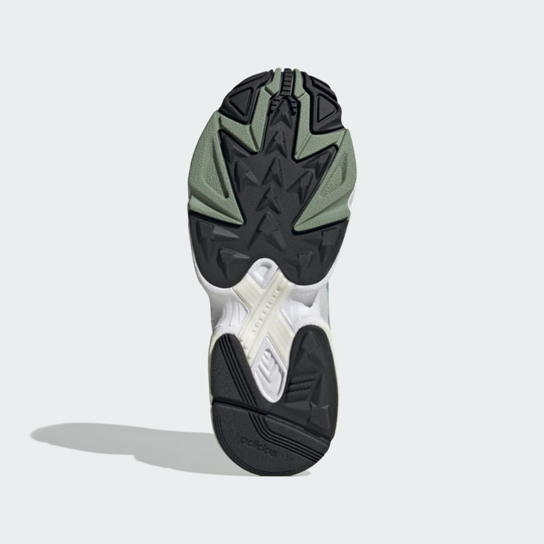 

adidas Tenis Falcon Mujer, Wonder plata/plata verde/off blanco