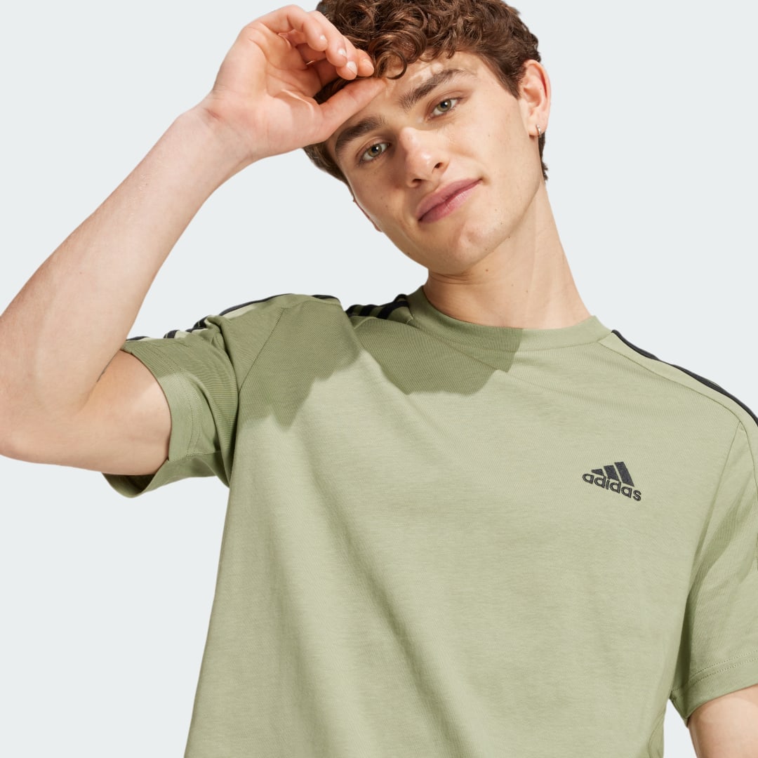 Adidas Essentials Single Jersey 3-Stripes T-shirt