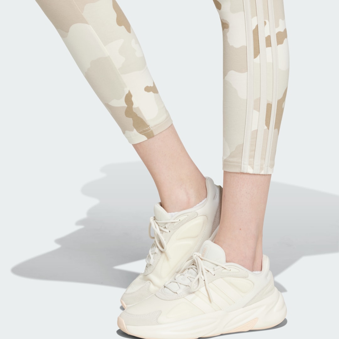 Adidas Essentials 3-Stripes Camo Print 7 8 Lange Legging