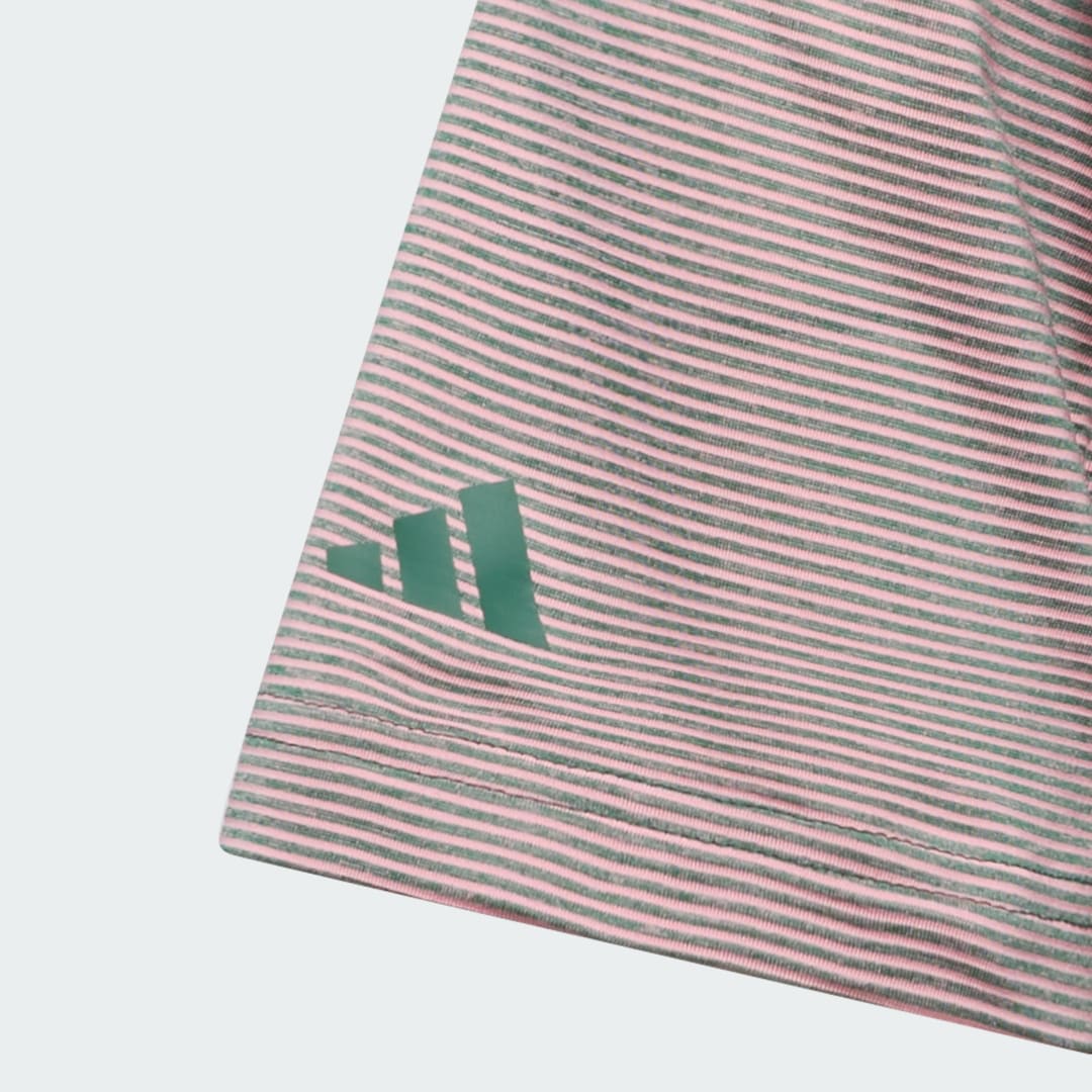Adidas Ottoman Striped Poloshirt met Korte Mouwen