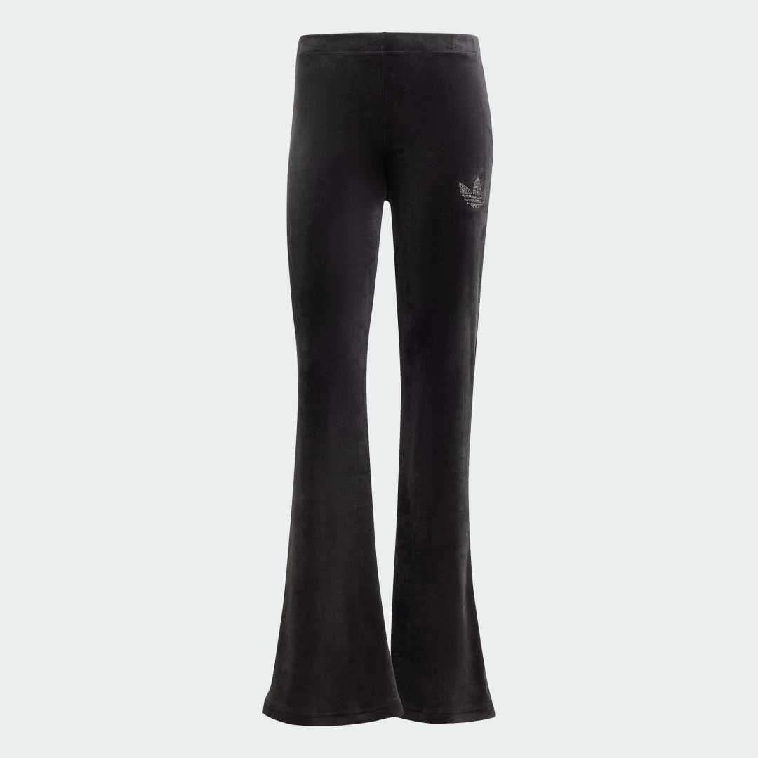 Adidas Velvet Broek met Rhinestone Trefoil