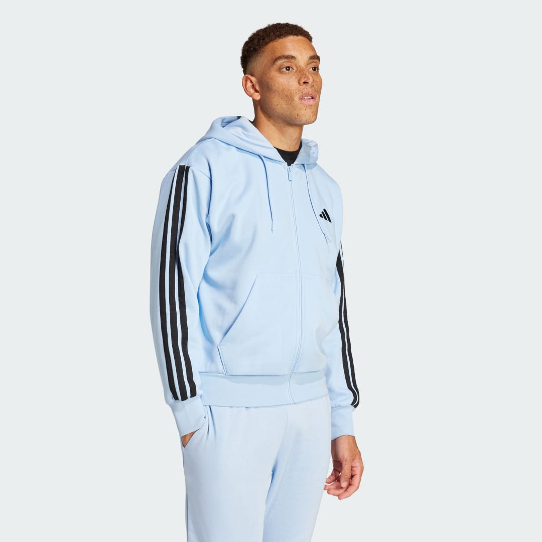Adidas Essentials 3-Stripes Fleece Hoodie