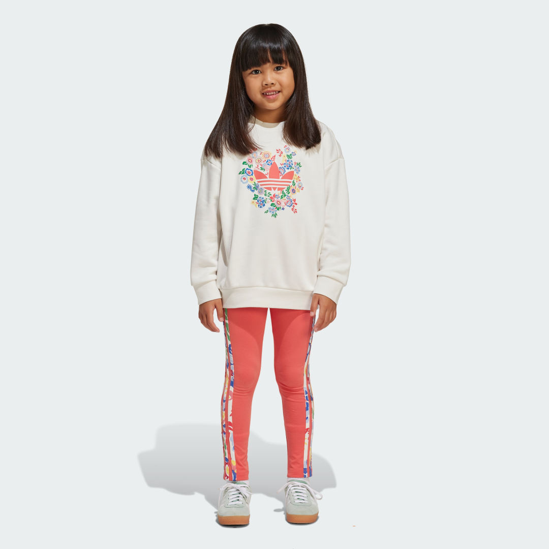 Adidas Originals x Liberty London Legging Set Kids Wit Kind Wit