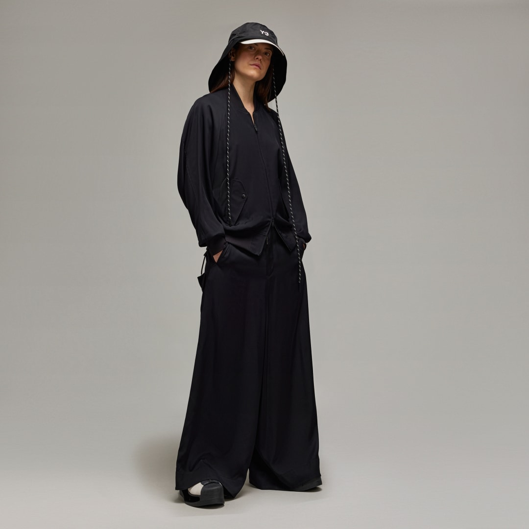 Adidas Y-3 Rayon Twill Wide Broek
