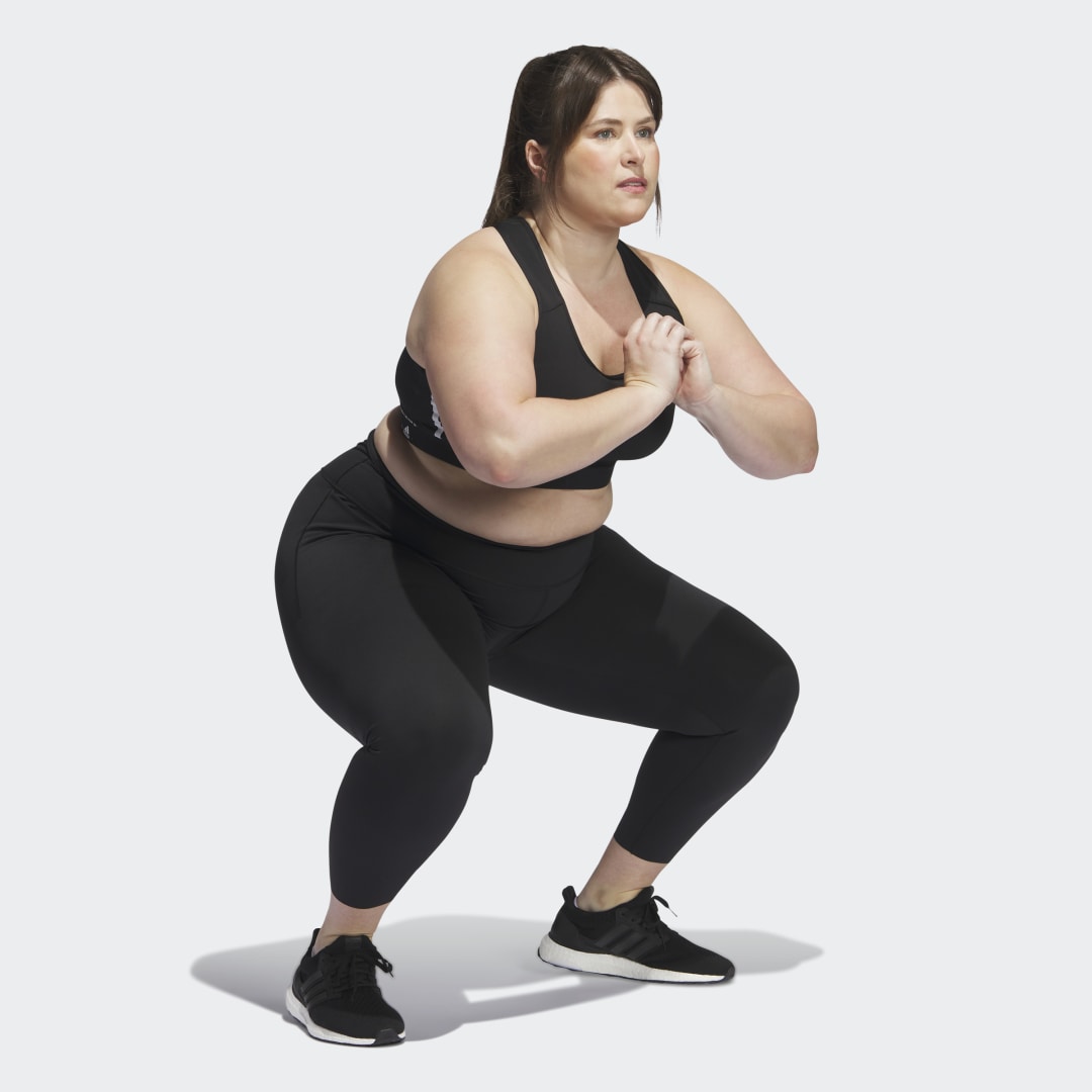 

adidas Licras Largas Optime Training Luxe Mujer, Negro