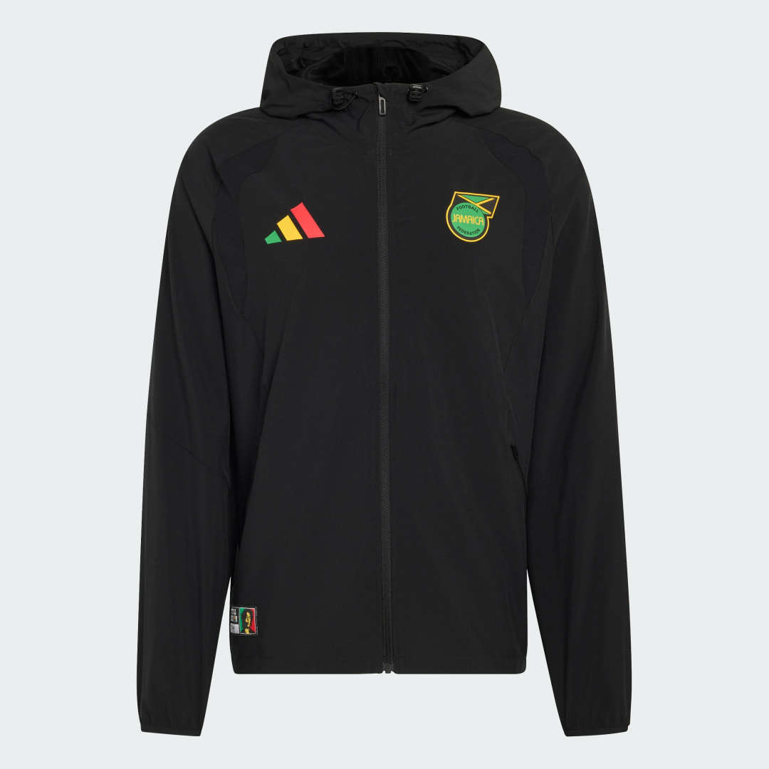 Veste coupe vent à zip sur toute la longueur Jamaica x Bob Marley Tiro Travel - vue 4