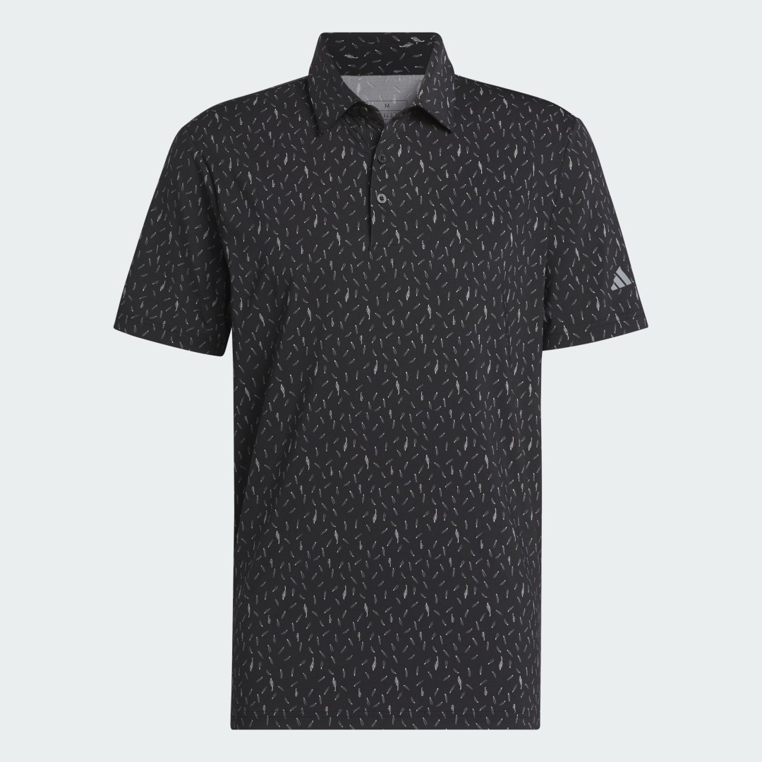 

adidas Playera Polo Estampada Ultimate365 Hombre, Negro