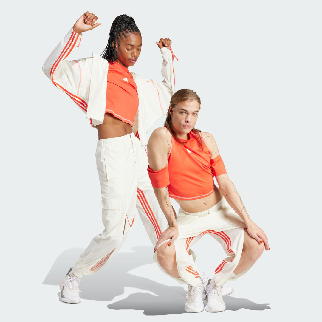 

adidas Pants Cargo Express All-gender Mujer, Off blanco/bright rojo