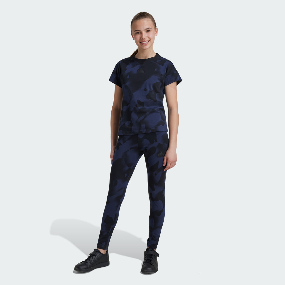 Adidas Future Icons Camo Print 7 8 Legging Kids
