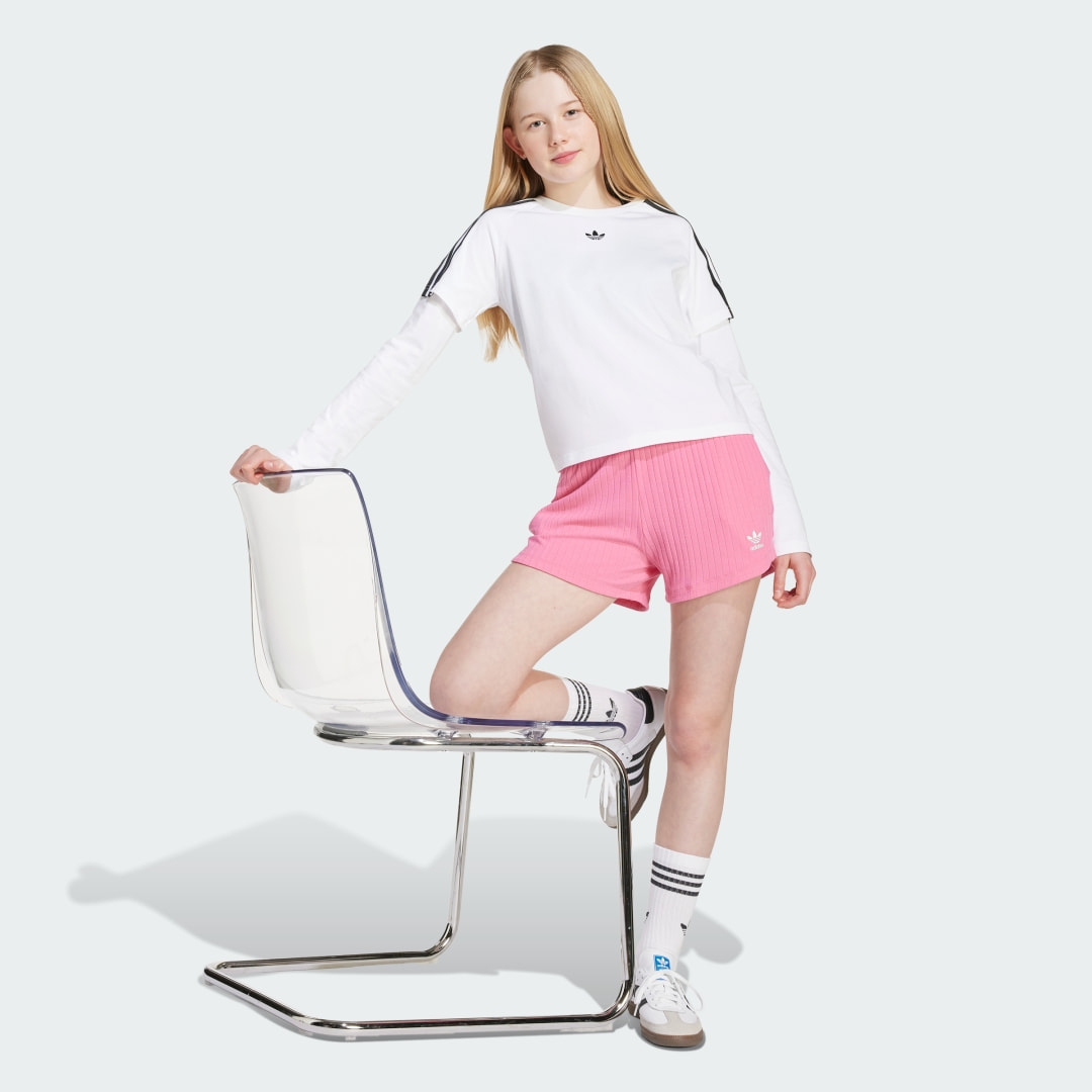 Thumbnail - Ribbed Kids Shorts